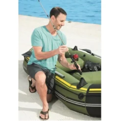 BATEAU GONFLABLE BESTWAY HYDRO FORCE + 2 RAMES + GONFLEUR 9 BATEAU GONFLABLE BESTWAY HYDRO FORCE + 2 RAMES + GONFLEUR -Intex Gonflable Soldes bateau gonflable bestway hydro force 2 rames gonfleur 4