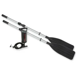 BATEAU GONFLABLE INTEX EXCURSION 4 + 2 AVIRONS + GONFLEUR -Intex Gonflable Soldes bateau gonflable intex excursion 4 2 avirons gonfleur 5