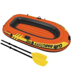 BATEAU GONFLABLE INTEX EXPLORER PRO 200 + 2 RAMES + GONFLEUR -Intex Gonflable Soldes bateau gonflable intex explorer pro 200 2 rames gonfleur 3