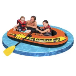 BATEAU GONFLABLE INTEX EXPLORER PRO 200 + 2 RAMES + GONFLEUR -Intex Gonflable Soldes bateau gonflable intex explorer pro 200 2 rames gonfleur 4