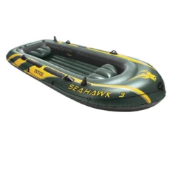 BATEAU GONFLABLE INTEX SEAHAWK 3 + 2 AVIRONS + GONFLEUR -Intex Gonflable Soldes bateau gonflable intex seahawk 3 2 avirons gonfleur 2