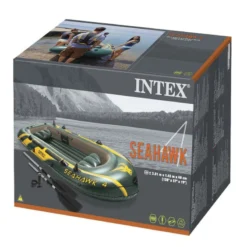 BATEAU GONFLABLE INTEX SEAHAWK 4 + 2 RAMES + GONFLEUR -Intex Gonflable Soldes bateau gonflable intex seahawk 4 2 rames gonfleur 5
