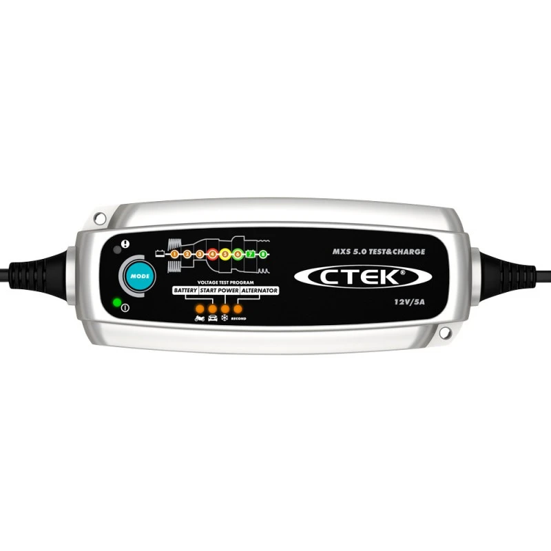 Chargeur De Batterie CTEK 56-308 MXS 5.0 TEST&CHARGE EU 5A 1 Chargeur De Batterie CTEK 56-308 MXS 5.0 TEST&CHARGE EU 5A